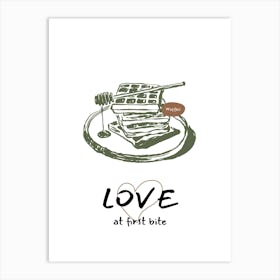 Love At First Bite Art Print