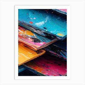 Stack Of Paint Brushes 1 Art Print