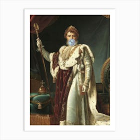 Napoleon In A Mask Art Print