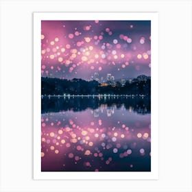 Bokeh Background Art Print