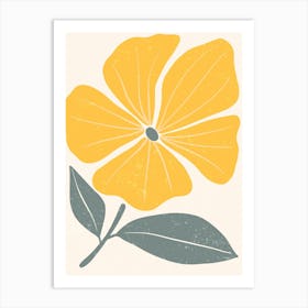 Yellow Flower 4 Art Print