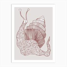 Snail Art Print