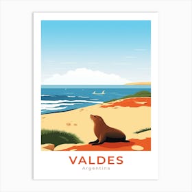 Argentina Valdes Travel Art Print