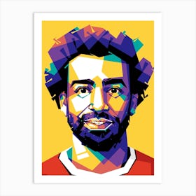 Mohamed Salah Wpap Art Print