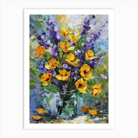 Flowers In A Vase 111 Art Print