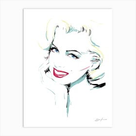 Marylin - Retro 80s Style Art Print