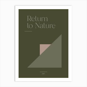 Return To Nature Art Print