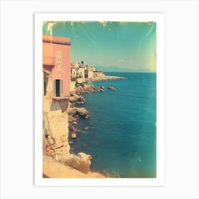 Sicily Retro Polaroid Style 2 Art Print