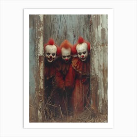 It Clowns Art Print