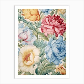 Floral Wallpaper 2 Art Print