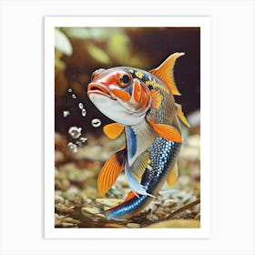 Funny Sardines Art Print