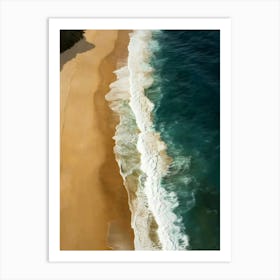 Aerial View Of A Beach 64 Art Print