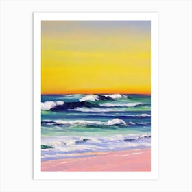 Apollo Bay Beach, Australia Bright Abstract Art Print