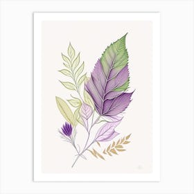 Lavender Contemporary Art Print