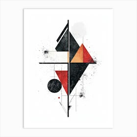 Abstract Geometric Shapes Art Print