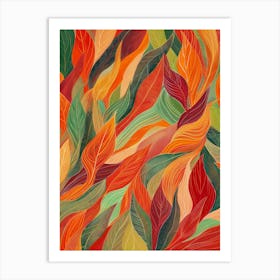 Autumn Leaves 30 Art Print