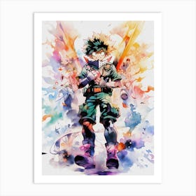 Midoriya Izuku Art Print