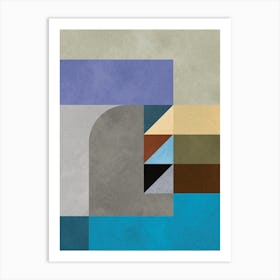 Modern geometry 3 1 Art Print