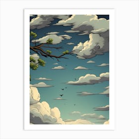 Sky And Clouds Art Print