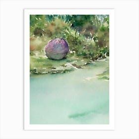 Quahog Storybook Watercolour Art Print