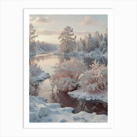 Snowy River Art Print