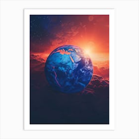 Earth In The Sky Art Print