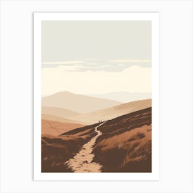 The Pennine Way Scotland 1 Hiking Trail Landscape Art Print