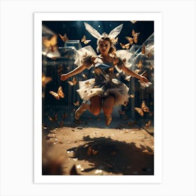 Wimsical Fairy Wings Art Print