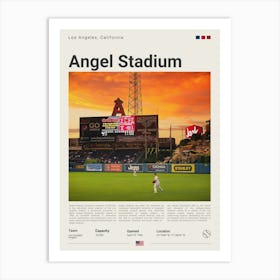 Baseball - Los Angeles Angels - Angel Stadium 1 Art Print