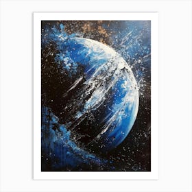 Earth In Space 5 Art Print