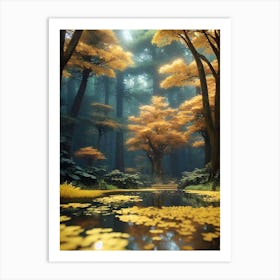 Autumn Forest 78 Art Print