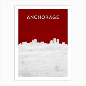 Anchorage Alaska Art Print