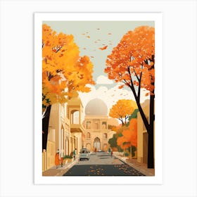 Baghdad In Autumn Fall Travel Art 3 Art Print