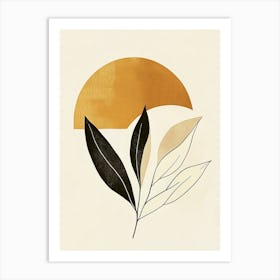 Sun And Leaves 3 Art Print