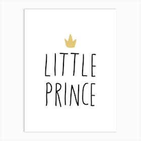 Little Prince Crown Art Print