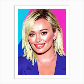 Hilary Duff Pop Movies Art Movies Art Print