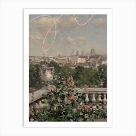 Paris From The Balcony Art Print