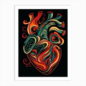 Heart Of Gold Art Print