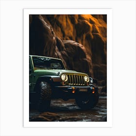 Jeep Wrangler 6 Art Print