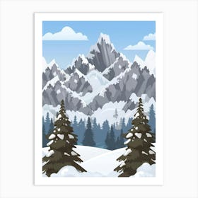 Winter Landscape 12 Art Print