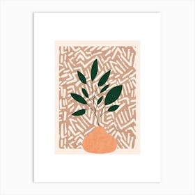 Decorative Potted Plant 3 Art Print