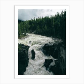 Athabasca Falls Art Print