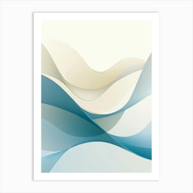 Abstract Wave Pattern 1 Art Print