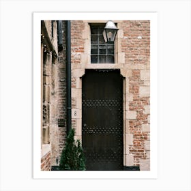 Old Door // Antwerp, Belgium Travel Photography Art Print