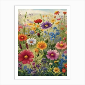 Wildflowers 2 Art Print