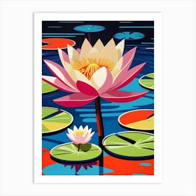 Lotus Flower Art Print