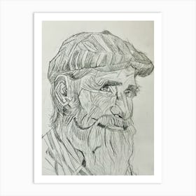 An old man Art Print