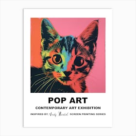 Cat Pop Art 1 Art Print