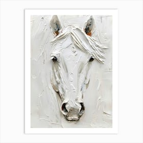 White Horse 4 Art Print