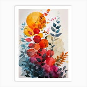 Abstract Watercolor Painting 3 Art Print